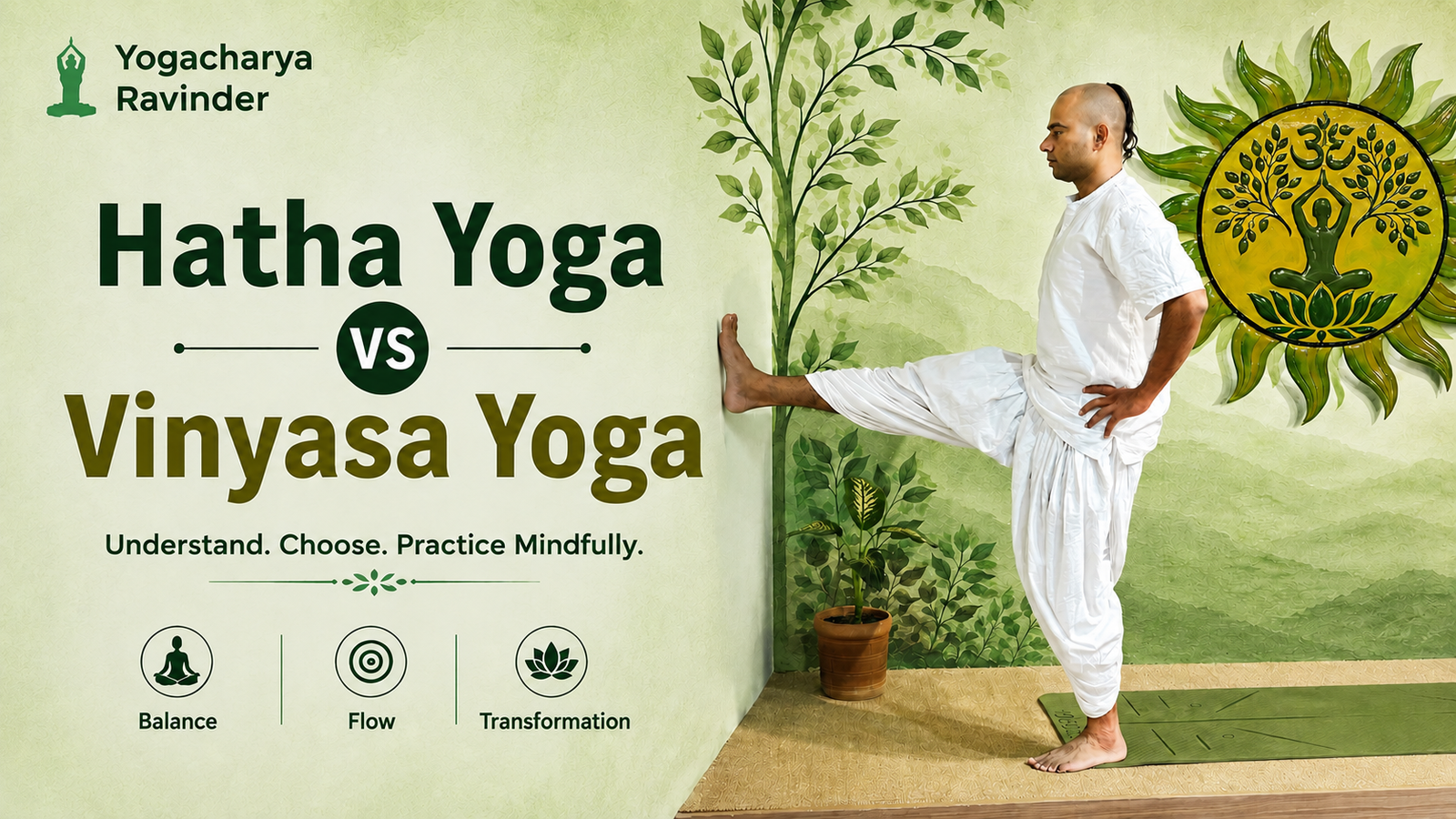 Hatha Yoga vs Vinyasa Yoga